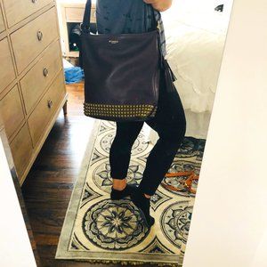 Studded Coach Handbag - Crossbody
